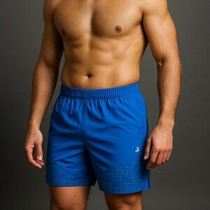 BCG Men’s Running Shorts 7” Inseam – Victoria Blue – Size XL